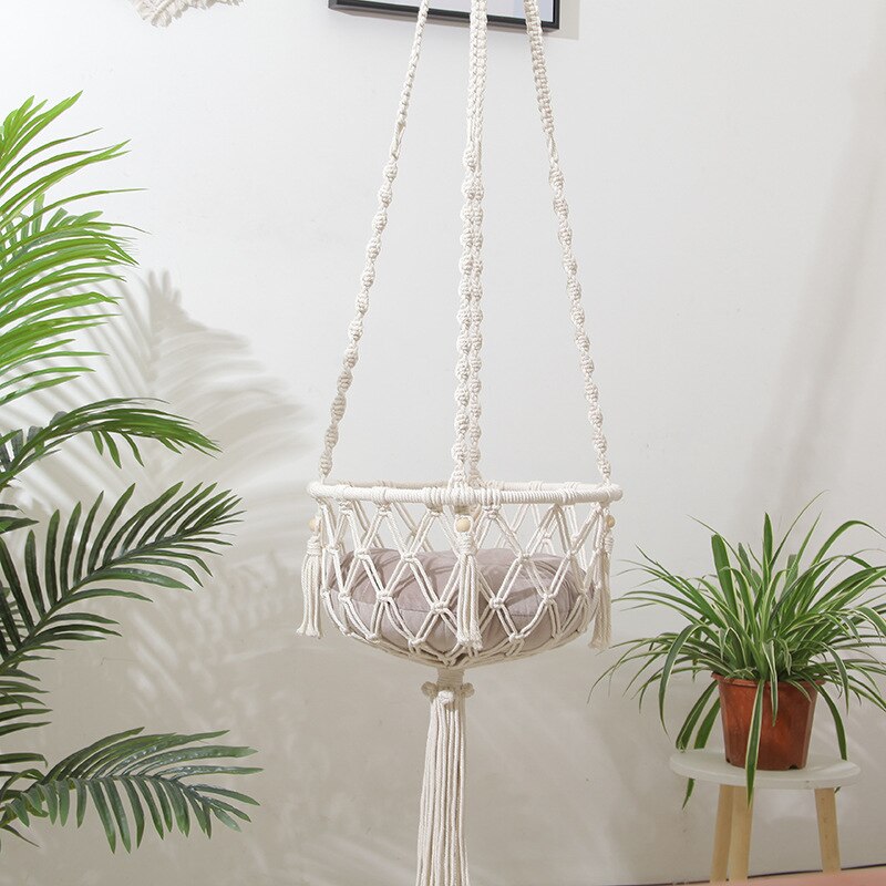 Kalimati - Cats Macrame Swing Chair Mistral