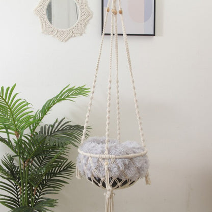 Kalimati - Cats Macrame Swing Chair Mistral