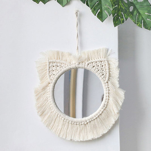 Kalimati - Macrame Mirror Kitten